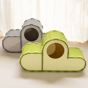 Túnel para Gatos Multifuncional, Plegable, Portátil, Hexagonal, con Rascador, para Jugar, Descansar, Afilar Uñas, Extraíble y Lavable - Product Image 4