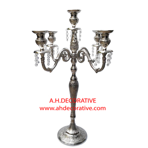 Nouveau candélabre pour 5 bougies en Bronze fini luxe fête pièce maîtresse décoration aluminium fait à la main candélabre pour la décoration - Product Image 5