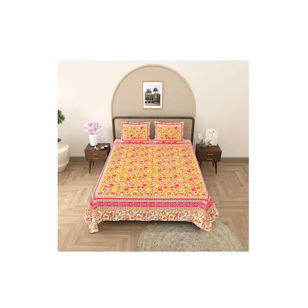 Premium Quality Dyed Fitted Plain Bedsheet's Beautiful Colors Customizable Sizes Custom Packing Beautiful Bed Sheets