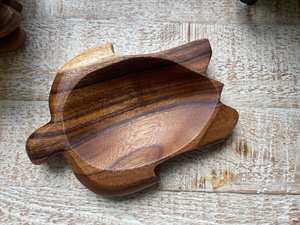 ชุดชามไม้รูปเต่าทำด้วยมือของขวัญตกแต่งห้องครัวบ้านชุดเทียนสบู่ทำจากไม้อะคาเซีย - Product Image 4