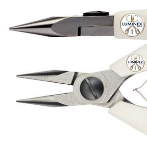 Pince à bec effilé en acier inoxydable Lindstrom 7893 personnalisable, très vendue, de haute qualité, pour la fabrication de bijoux, bricolage, fil d'argent et d'or - Product Image 4