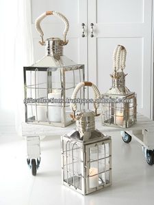 Highest Quality Antique Style Metal <b>Candle</b> <b>Lantern</b> <b>Candle</b> Holder with Glass for Wedding Decoration for Worldwide Export - Product Image 2