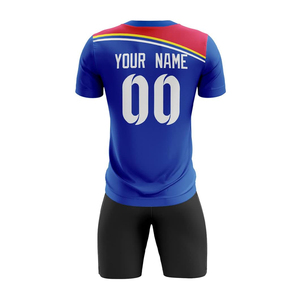 Maillots de football personnalisés en gros, shorts de football sublimés, gestion de l'humidité, 220g, unisexe, polyester, club sportif - Product Image 6