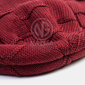 Vente directe usine, faible MOQ, bonnets brodés à la main en jacquard, couleurs personnalisées, prix abordable, marque privée pour la vente en ligne - Product Image 4