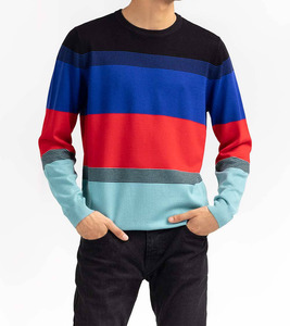 Prix de gros sur mesure Pull-over pour hommes Col rond Style solide Hiver Coton Polyester Design personnalisé - Product Image 4