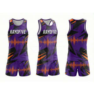 Conjunto Deportivo Informal de Invierno de Alta Calidad, Transpirable, para Correr y Atletismo, 100% Poliéster, Diseño Personalizado, Gran Venta - Product Image 1