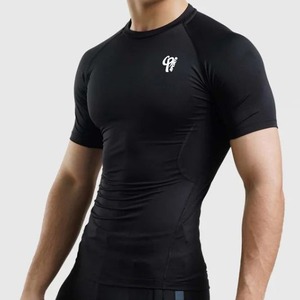 Wholesale Workout Clothes Fitness Custom Sleeveless <b>Compression</b> <b>Shirts</b> Men Gym Activewear Tank Tops - Product Image 3