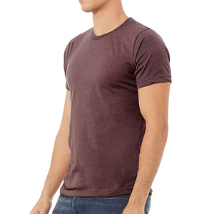 Camiseta de Hombre de Alta Calidad, Color Sólido, 100% Algodón Tejido, Logotipo Frontal, Transpirable, Ecológica, Corte Regular - Product Image 5