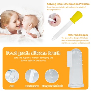 Kit de Cuidado para Bebés 10 en 1, Set de Cepillo y Peine para Uñas y Cabello, Amarillo, para Niñas y Niños, Portátil, Manicura y Pedicura - Product Image 6