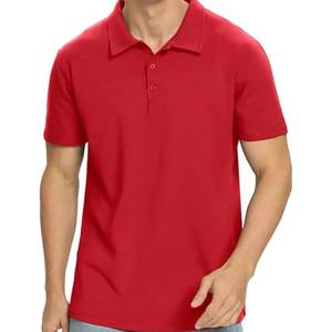 2025 nouveauté OEM bonne qualité hommes polos 100% coton piqué viril à manches courtes polo décontracté pour hommes - Product Image 6