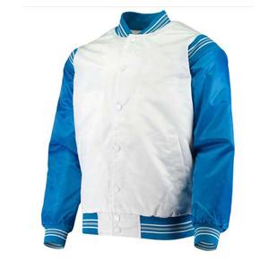 เสื้อแจ็กเก็ตเบสบอลกันน้ำแขนยาวผ้าแคนวาสแบบปักโลโก้ได้ตามต้องการ - Product Image 1