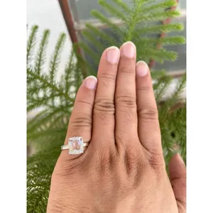 925 Silver Natural Crystal <b>Ring</b> - Product Image 2