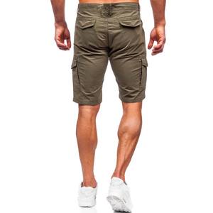 Summer <b>Mens</b> Casual Cotton <b>Shorts</b> Multi Pocket Loose Outdoor Overalls Pants <b>Men</b> Tactics Zipper Solid Cargo <b>Shorts</b> - Product Image 4
