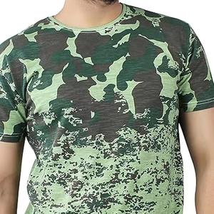 เสื้อยืดฟิตเนสแขนสั้นผ้าคอตตอนสำหรับผู้ชายเสื้อผ้าลำลองดิจิทัลแฟชั่นล่าสุดออกแบบโลโก้ได้ตามต้องการ - Product Image 5