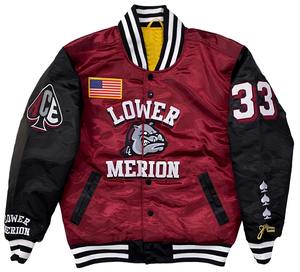 Premium Satin Letterman Jacket Ligero Acabado brillante OEM/ODM Venta al por mayor disponible - Product Image 1