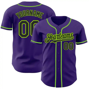 Maillot de baseball personnalisé 100% polyester sublimé ou brodé Uniforme d'équipe Maillot de baseball à séchage rapide - Product Image 6