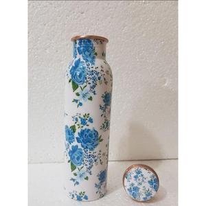 Bouteille d'eau en cuivre, hygiénique, de qualité supérieure, décorative, pour pique-niques, voyages, bouteille à boire, impression personnalisée en émail - Product Image 6
