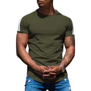 Design personnalisé pour hommes séchage rapide été décontracté entraînement T-Shirt sport à manches courtes avec ajustement serré - Product Image 4