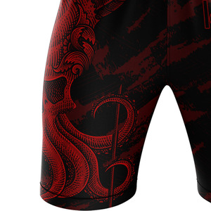 Short de compression de nouveau style Short de compression de haute qualité à motif droit Design personnalisé - Product Image 6