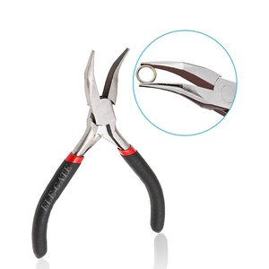 Ensemble de 5 pinces à bec rond en acier au carbone pour la fabrication de bijoux, pour le polissage et la gravure, état neuf - Product Image 4