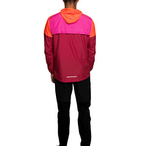 Veste coupe-vent en toile imperméable à capuche pour homme, pour la course à pied et l'entraînement, taille et couleur personnalisables - Product Image 4