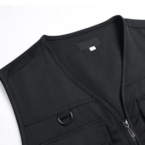 Chaleco Cargo Casual de Invierno para Hombre, Transpirable, de Tela No Tejida, de Secado Rápido, con Múltiples Bolsillos, Cuello en V, de Fabricantes de Ropa Personalizada - Product Image 3