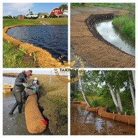 Systèmes de contrôle de l'érosion bûches de coco géotextiles de coco nattes de coco très bonne qualité du Vietnam