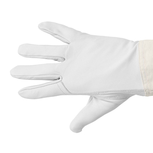 Guantes de trabajo de cuero genuino transpirables Trabajadores Guantes de seguridad para las manos de resistencia PU 5 transpirables - Product Image 6