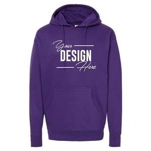 Sweat à capuche polaire oversize pour homme de haute qualité, en molleton épais, écologique, respirant, avec logo et couleur personnalisables - Product Image 1