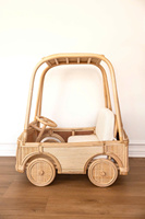 Voiture en rotin Lila, jouet en rotin pour enfants, voiture en osier pour enfants, voiture en rotin pour enfants en gros, Nhat Minh, fabriqué à la main au Vietnam