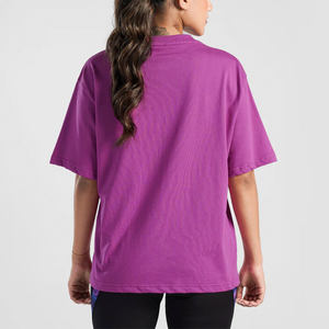 T-shirts pour femmes de qualité supérieure, mélange de spandex/coton, respirants, col rond, manches courtes, streetwear, été, design personnalisé, uni - Product Image 3