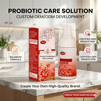 Mousse nettoyante intime de marque privée nettoyante à bulles vaginales réduisant les rougeurs vaginales lavages féminins lavages en mousse vaginale