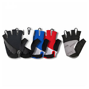 Venta al por mayor logotipo personalizado medio dedo guantes de ciclismo vendedor superior deportes al aire libre guantes de ciclismo para unisex - Product Image 2