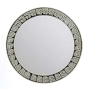 Direct Factory vente en gros, incrustation d'os ronde, miroir décoratif mural, salon, chambre à coucher, miroir suspendu, cadre, miroir de bureau - Product Image 2