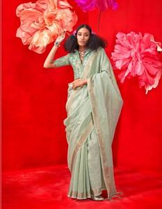 Saris en soie Paithani authentiques, collection moderne de robes de mariée indiennes, mariages, fêtes, grossistes, revendeurs, NEETA CREATION - Product Image 2