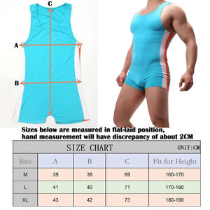 Singlet de lutte pour hommes Coupe ajustée de haute qualité Respirant et confortable pour les lutteurs - Product Image 5