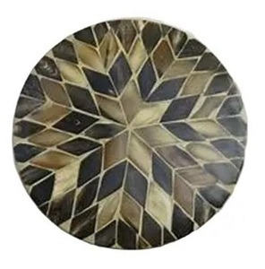 Assiette de service en corne de grande taille pour maison hôtel mariage ou fête plats et assiettes en gros plateau de service - Product Image 3