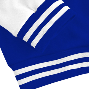 Zeta Phi Beta 1920 Varsity Letterman Veste Sororité Bleu Blanc Chenille Patch ZPB Grec Vie Fondateurs Weekend Gear - Product Image 6