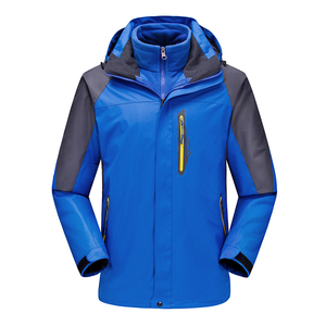 Chaqueta Acolchada Impermeable para Hombre, con Capucha y Doble Botonadura, para Senderismo y Deportes, Transpirable, Cortavientos, Ecológica, 100% Poliéster - Product Image 2