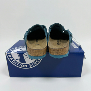 Sandales <span class=keywords><strong>orthopédiques</strong></span> de première qualité, conçues en Allemagne, en daim de vache 1:1, <span class=keywords><strong>mules</strong></span> imitation sabots, en cuir véritable, légères - Product Image 3
