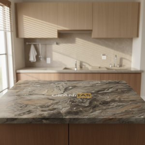 Encimeras de Piedra Natural para Cocina y Baño Personalizadas - Granito Carrara Calacata en Tamaños Prefabricados para Hoteles y Proyectos - Product Image 3