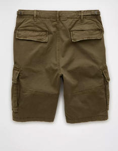 กางเกงคาร์โก้ผู้ชายแนวสตรีทระบายอากาศได้ดีแบบลำลองกางเกงลายพื้นกระเป๋ายีนส์ทรงคาร์โก้สำหรับออกกำลังกายแฟชั่นสีพื้น - Product Image 6