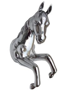 Decoración de pared rústica de caballo de montaje en pared de metal para Granero u oficina en casa - Product Image 2