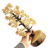 <strong>Top</strong> Quality Premium Natural Citrine Gemstone 1000 Chips <strong>Tree</strong> Wholesale Yellow Gemstone Chips <strong>Tree</strong> for Home Decoration