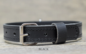 Elegante Collar de Cuero Premium para Perro con Acabado de Tachuelas, Diseño Simple y Lujoso, para Perros Pequeños y Grandes, Duradero, Transpirable y Ecológico - Product Image 2