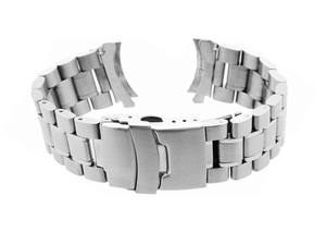 Correa de Reloj de Lujo Ajustable de Acero Inoxidable Sólido GD017, Extremos Curvos, Resistente al Agua, Duradera, 20-22 mm, Unisex, Ligera - Product Image 5