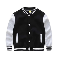Blouson universitaire personnalisé 2026 léger en coton 100 % doublé polaire respirant à séchage rapide pour adolescents, vente en gros, grandes tailles pour garçons