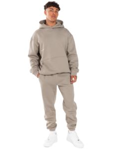 Sudadera con Capucha Personalizada OEM 2026, Color Beige, Talla Grande para Hombre, 100% Algodón, Logotipo Impreso, Material de Felpa, Sudadera Extra Grande Personalizada para Caballeros - Product Image 6