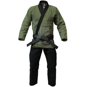 ชุดยิวยิตสูบราซิลเลียนจิวยิตสู (BJJ Gi) คุณภาพสูง ออกแบบเองได้ ผ้าทอเนื้อมุก ระบายอากาศได้ดี ผลิตจากผ้าฝ้าย 100% สำหรับมืออาชีพ - Product Image 2