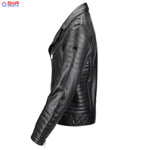 Nueva llegada Hombres Impermeable Negro Textil Moto Chaquetas Mejor Calidad Diseño Premium Cuero Genuino Motocicleta Chaquetas - Product Image 2